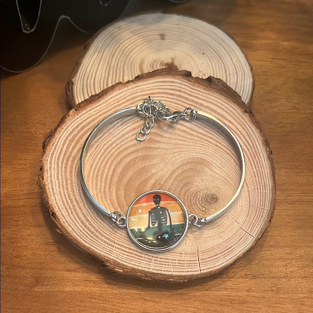 Hand Crafted Skeleton Meditation Bracelet